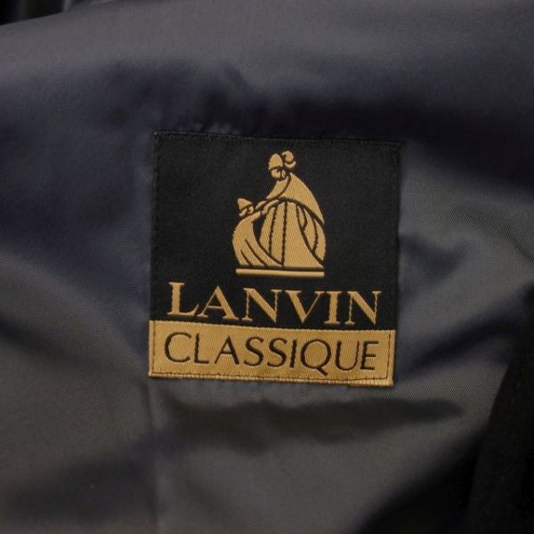 美品 ランバン LANVIN CLASSIQUE カシミヤ100％ ダブル チェスター