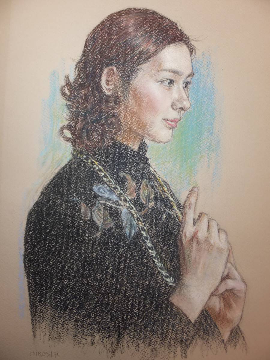 肖像画家！小林裕！美人画！肉筆画！不詳タレントモデル？その2