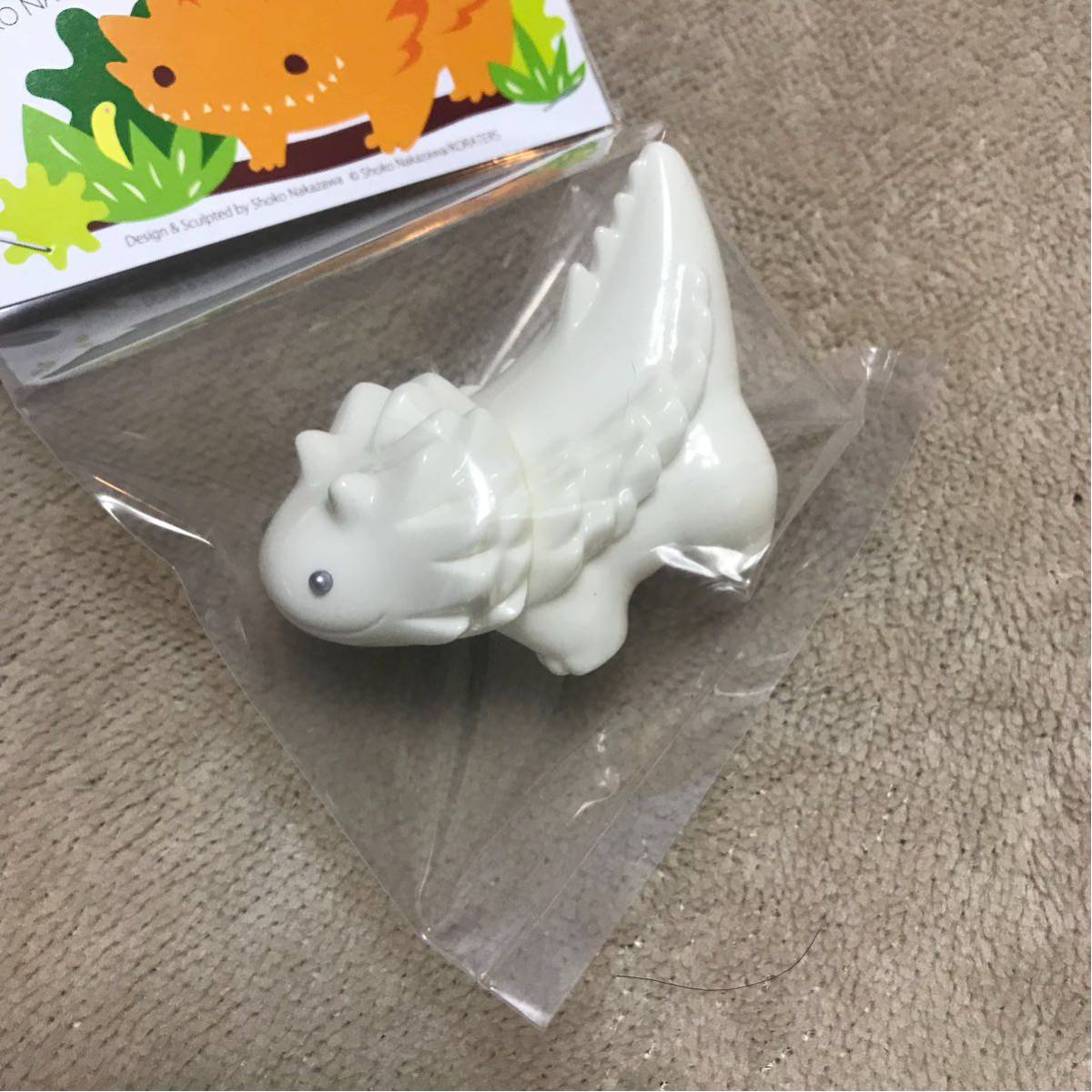 ソフビ シードラス ブラーザ バイロン ナカザワショーコ 狐 狸 フィギュア ナカザワ ショーコ mini 個展 WALK 限定 シードラス 白 新作 新品
