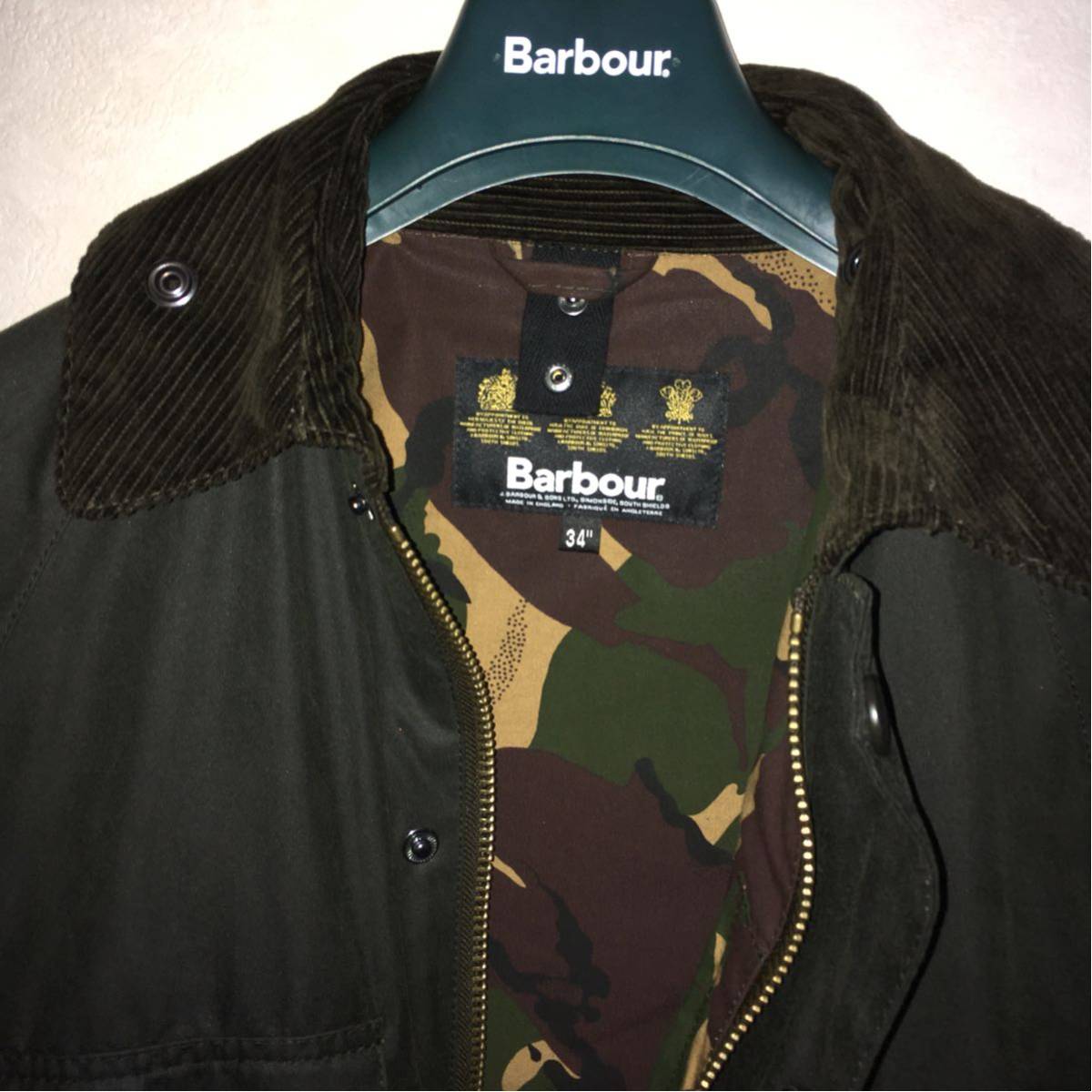 豊富な，大得価 バブアー Barbour ビデイル 34 迷彩裏地 ジャーナル 