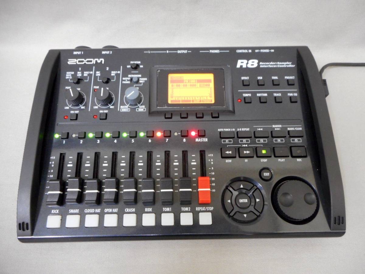 zoom r8 1円 Zoom ズーム R8 MTR マルチトラックレコーダー ジャンク品