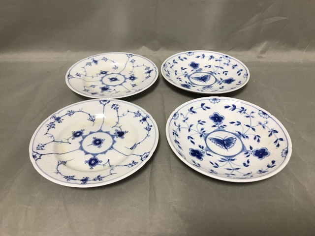 Royal Copen Hagen ローヤルコペンハーゲン 小皿 2種 計4枚 中古 ROYAL