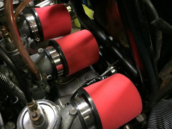 H2/750SS，H1/500SS，KH250/KH400 パワーフィルター/エアクリーナー 3