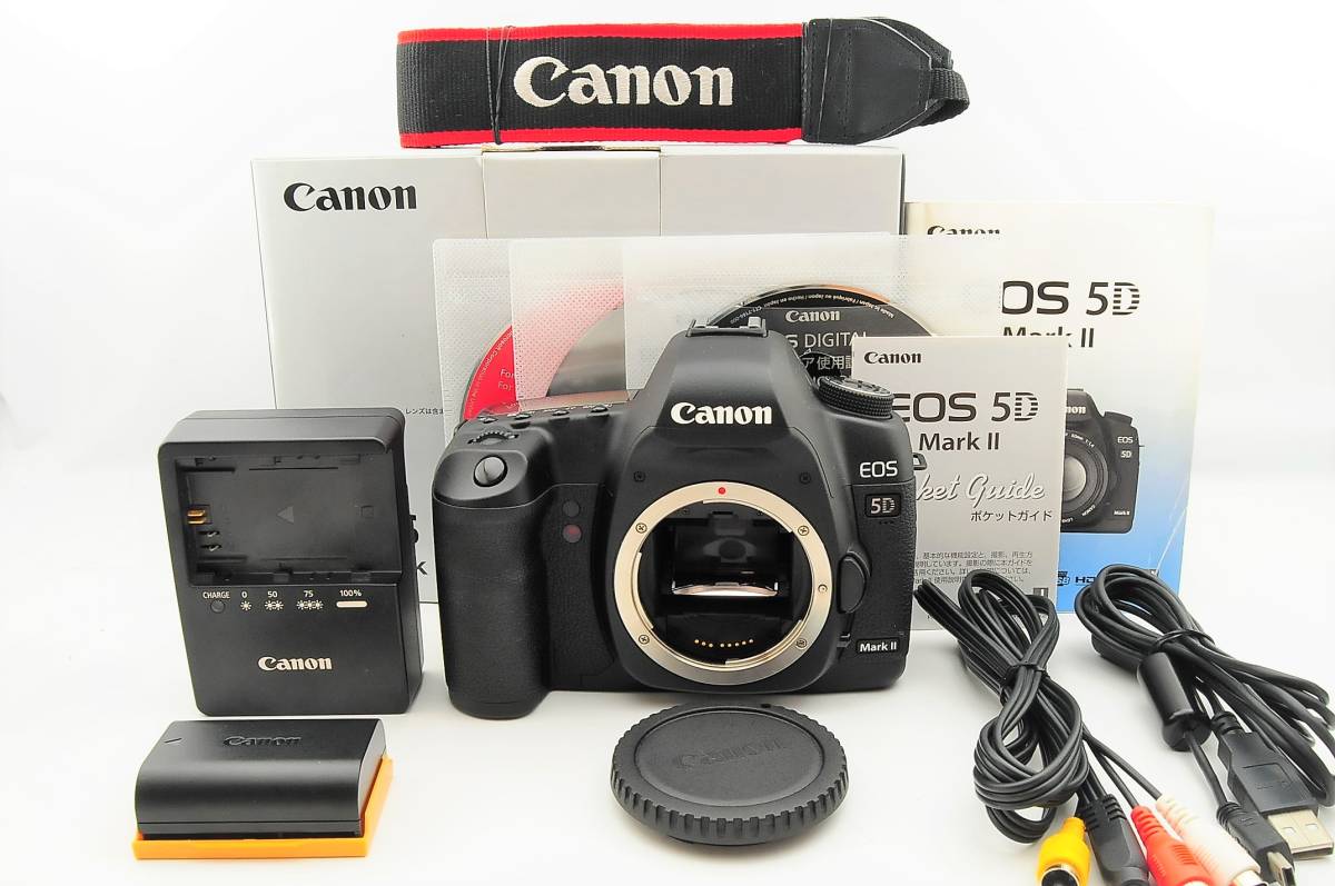 ☆美品☆Canon キャノン EOS 5D Mark Ⅱ 元箱付属一式♪ ☆
