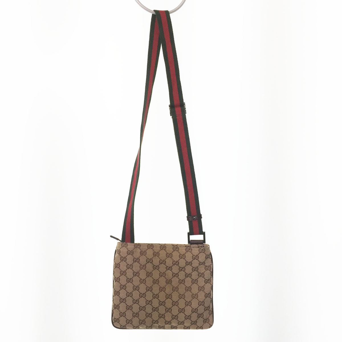 ◇美品 GUCCI グッチ 斜め掛け ショルダーバッグ 146309-001013 GG柄