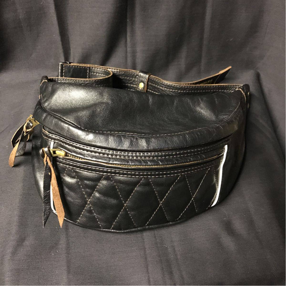 WESTRIDE ウエストライド RIDING WAIST BAG ライディング ウエスト バッグ ホースハイド 馬革 中古