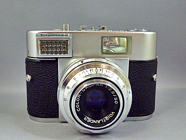☆フォクトレンダー VITOMATIC Ⅰ Color-Skopar2.8/50 完動 美品 革