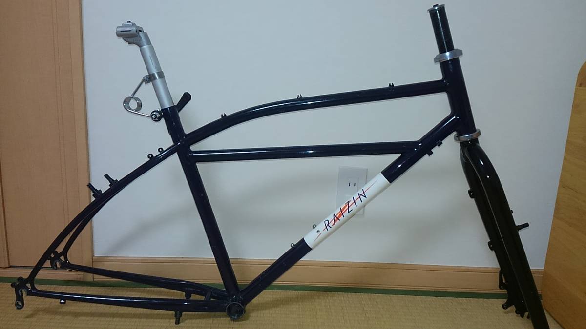 中古】RAIZIN Works クランカーフレーム＋Surly フォーク オマケ付