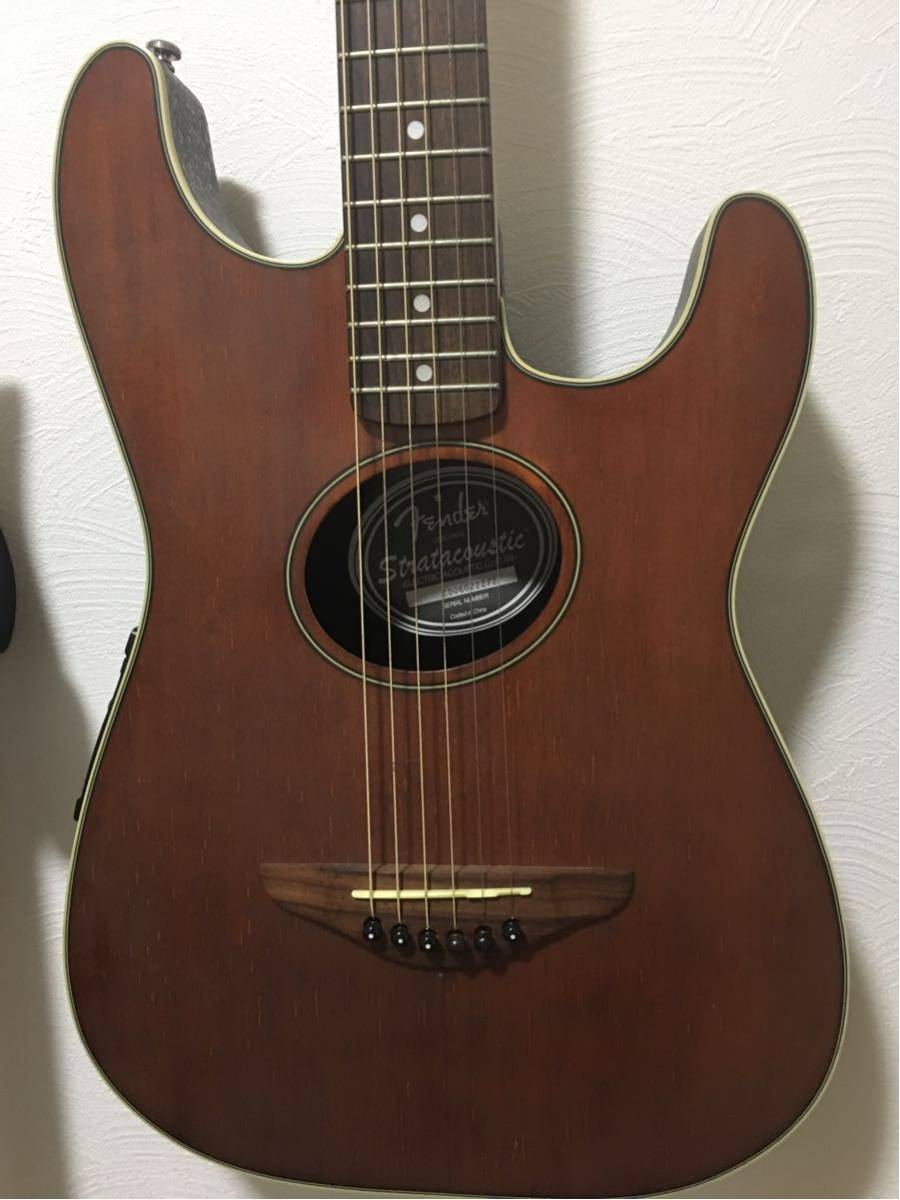 【交渉歓迎】レア squier スクワイヤー stratacoustic エレアコ