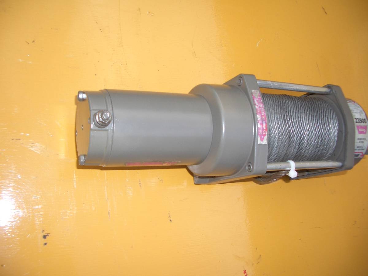 WARN ウインチ Z3500 電動WARN Z3500 12V 中古品 ウィンチ 
