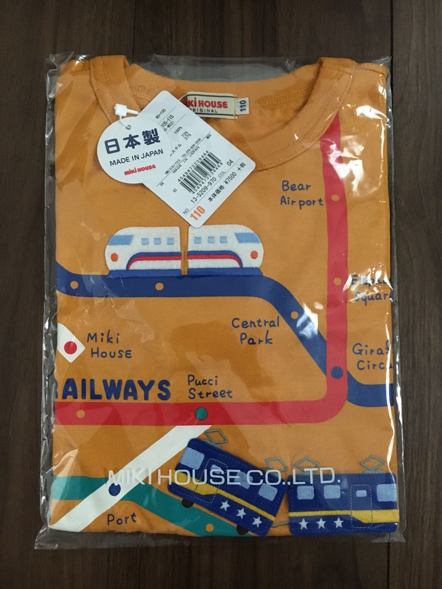 爆買い，HOT ミキハウス 長袖 Tシャツ ロンT 110 福袋 2018 男の子(長袖Tシャツ)｜売買されたオークション情報、yahooの商品情報をアーカイブ公開 - オークファン 男の子用
