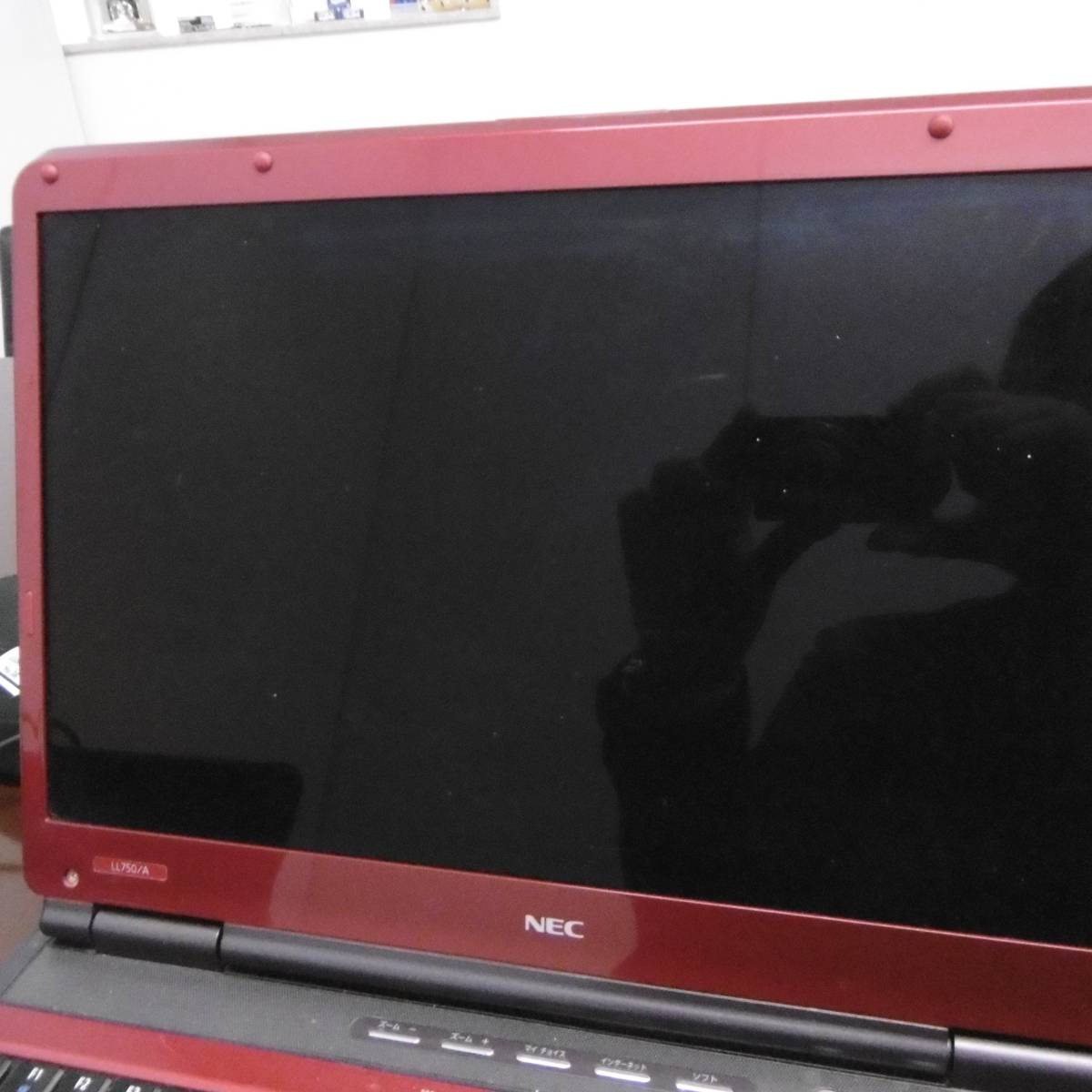 【ジャンク品】ノートパソコン NEC　PC-LL750AS6R　LL750/AS6R　 HDDなし メモリなし 1円スタート[1801大1]