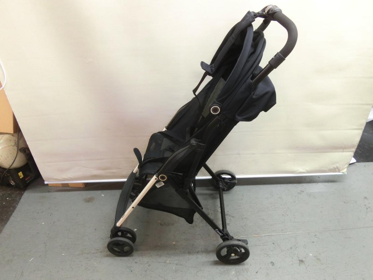 【B-1059】Combi コンビ ベビーカー F2 レインカバー付き 現状品 取扱説明書付き【千円市場】