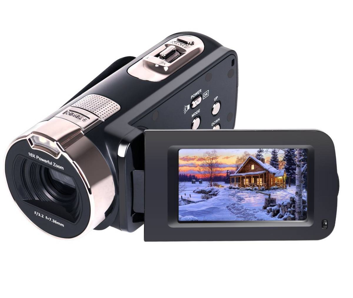 デジタルビデオカメラ HDビデオカメラ2400万画素　HD1080P16倍 新品未開封☆HDデジタルビデオカメラ☆2400万画素 1080P 16倍