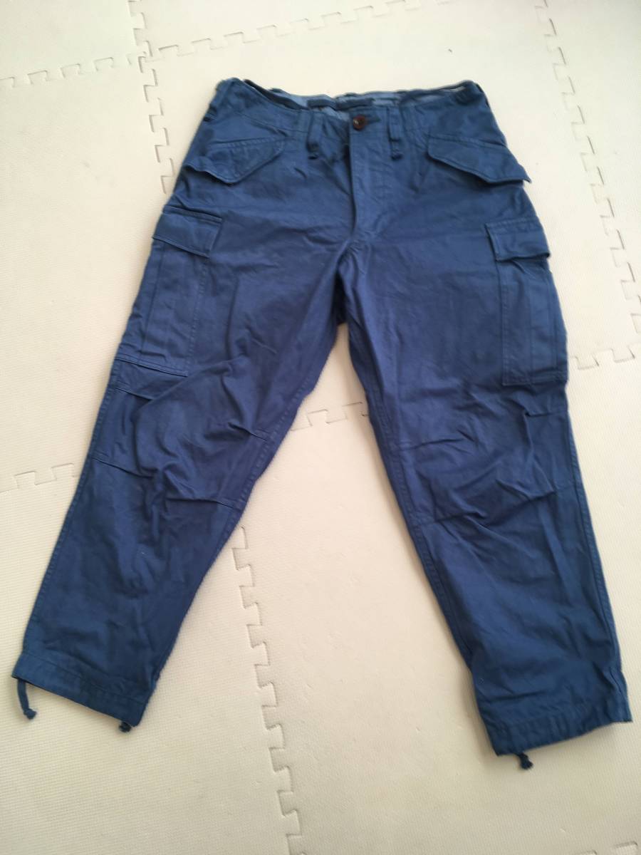  試着のみ カラー kolor ビーコン BEACON クロップドカーゴパンツ サイズ1 青グレー ハンパ丈ブサイクDistrict(男性用)｜売買されたオークション情報、yahooの商品情報をアーカイブ公開 - オークフ 男性用
