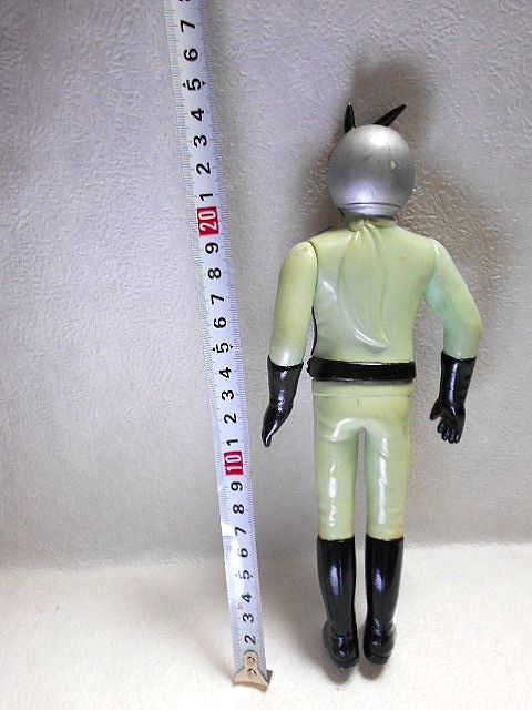 パチ 無版権 ソフビ　仮面ライダーエックス 仮面ライダーX」ソフビ／当時もの、無版権（パチもん） フィギュア