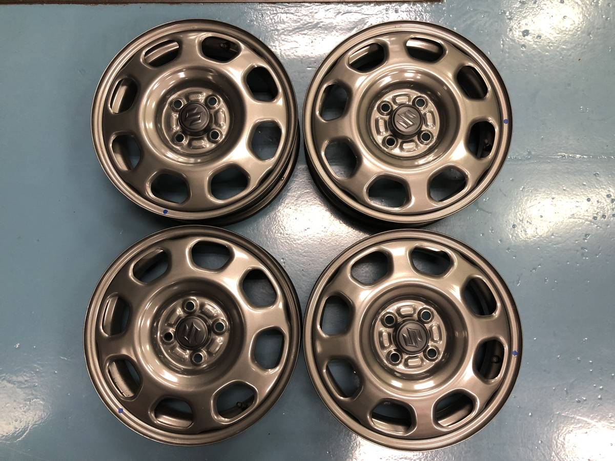 ☆ハスラー純正☆新車外し☆4.5J×15インチ☆スチールホイル☆ スズキ