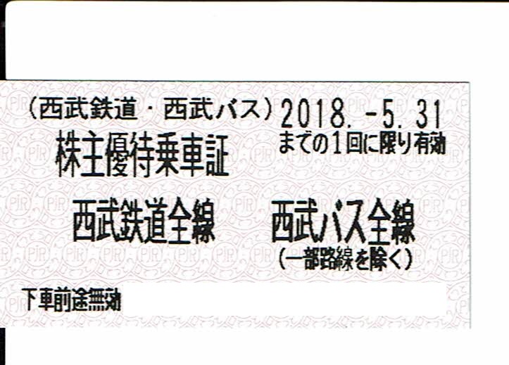 西武鉄道全線　バス全線　株主優待乗車証　25枚　