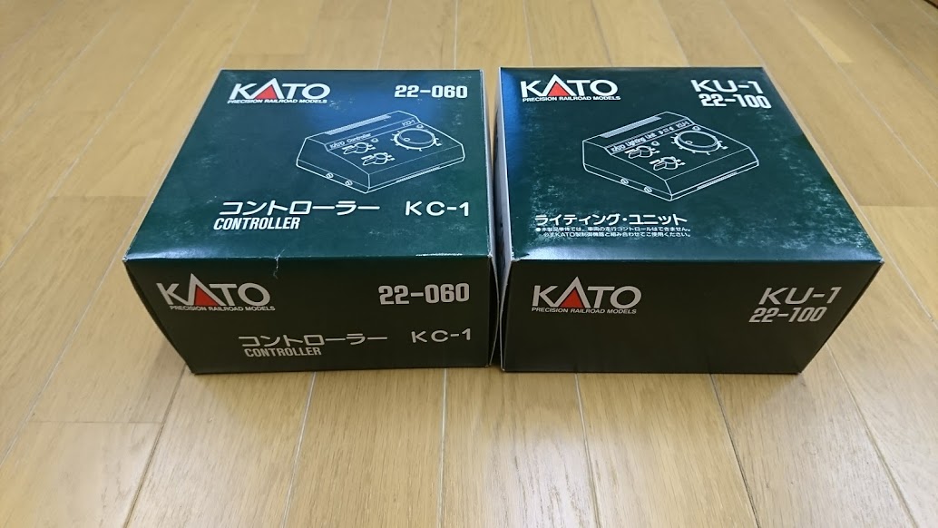 d*i様 [中古] KATO メインパワー KM-1 コントローラー KC-1 KATO コントローラーKC-1ライティングユニットKU-1メインパワーKM-1×2美品