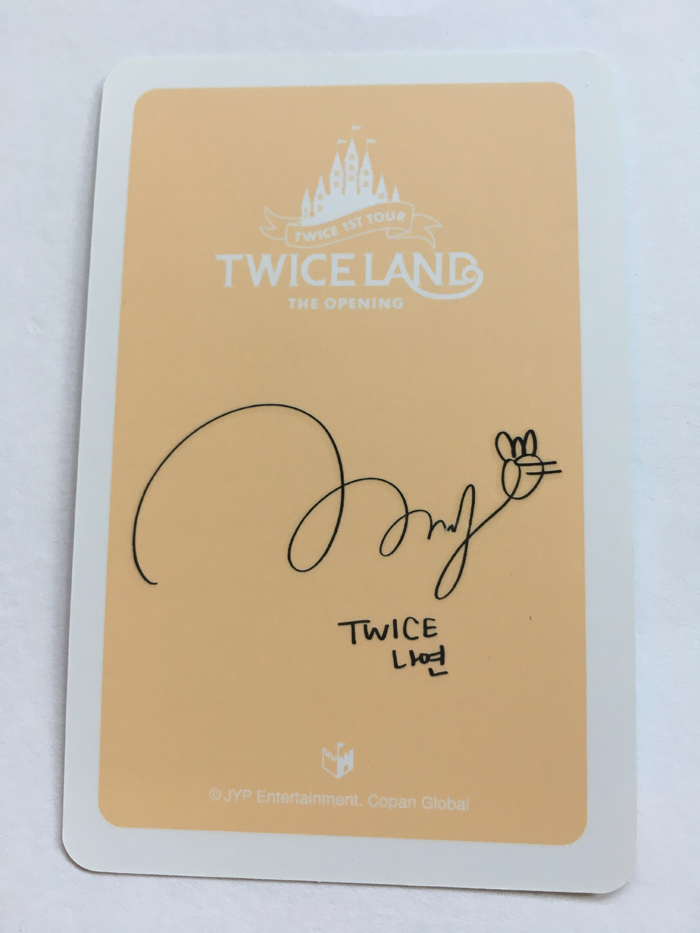 TWICE【ナヨン】直筆サイン入り☆twiceland トレカ①(サイン)｜売買