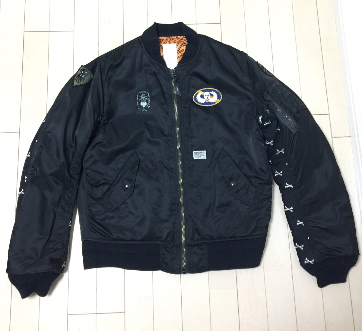 WTAPS クロスボーン ダブルタップス ジャケット MA-1 JACKET BONE 