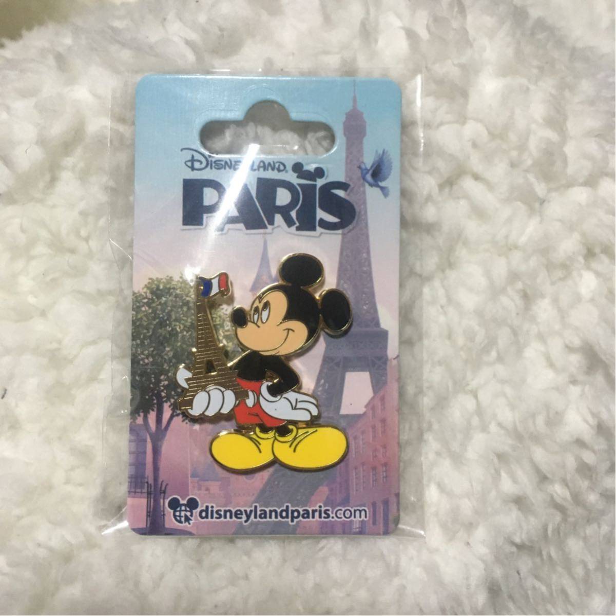 ピンバッジ Disney ミッキー - ディズニーランドパリ ミニー 