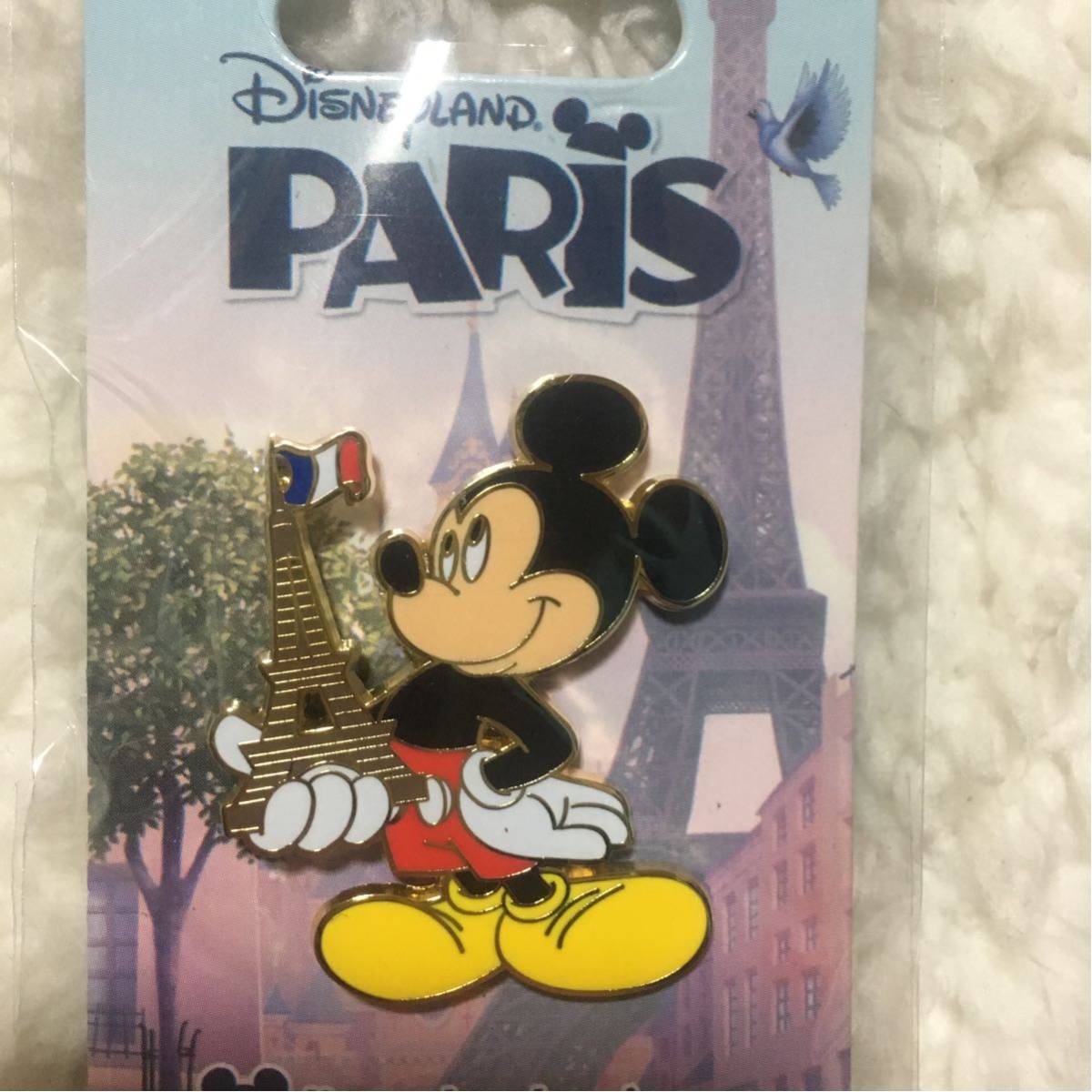 ピンバッジ Disney ミッキー - ディズニーランドパリ ミニー 
