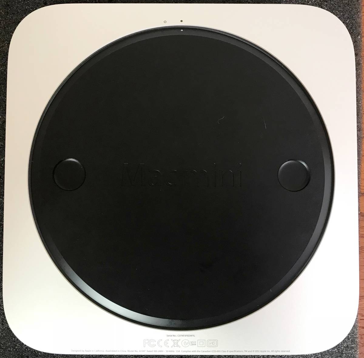 ジャンク扱い】 Mac mini Late 2012 MD387J/A (i5 2.5GHz/4GB/120GB