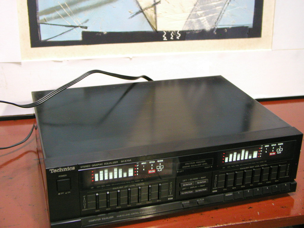 数量限定，正規品 テクニクス/ＳＨ－E70A ステレオ グラフィック イコライザー I(イコライザー)｜売買されたオークション情報、yahooの商品情報をアーカイブ公開 - オークファン イコライザー