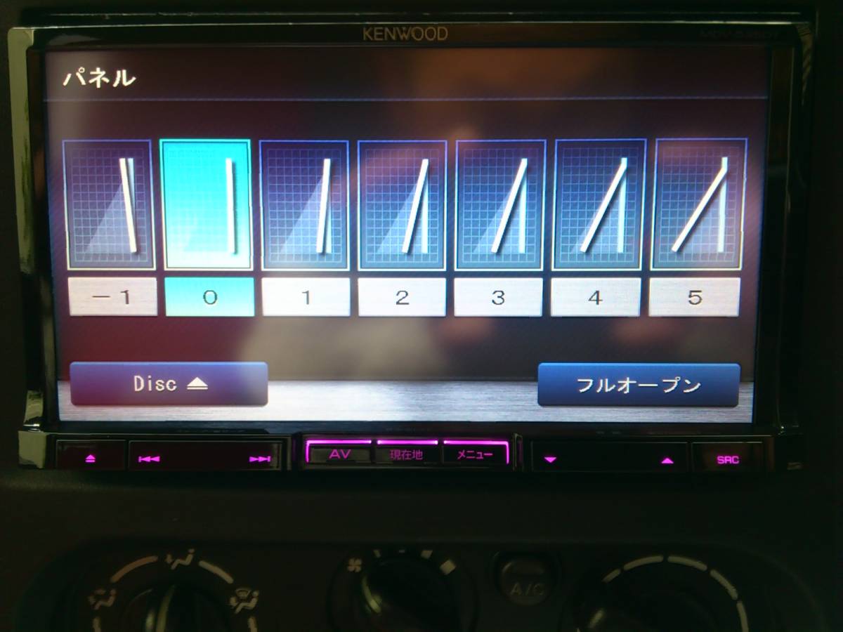 ケンウッド 彩速ナビ MDV‐535DT ＜ボタン基盤交換修理/点検済 難あり