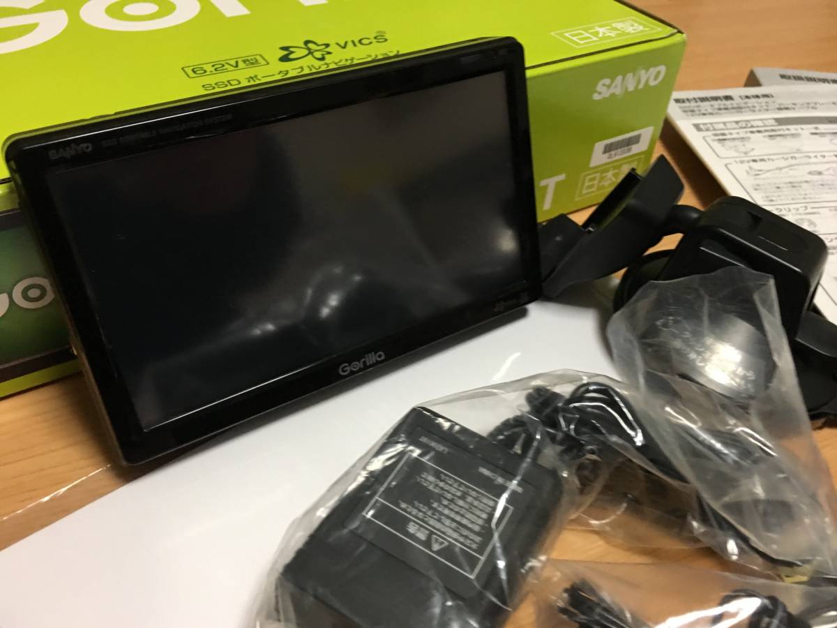SANYO NV-SD630DT Gorilla 保証付! SSDポータブルナビゲーション