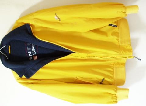  GANT USA Sport 使用感少/中綿 裏ボア ＩＶＹジャンパー イエロー/標記Ｍ 日本2Ｌ 3Ｌ(その他)｜売買されたオークション情報、yahooの商品情報をアーカイブ公開 - オークファン ナイロン