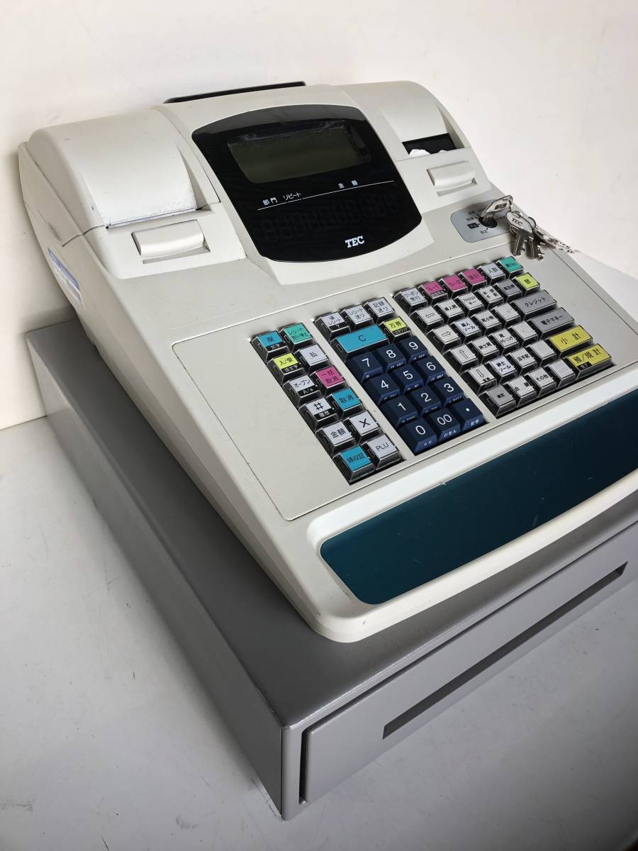◇TEC テック◇電子レジスター レジ『MA-660』東芝テック 説明書/鍵付