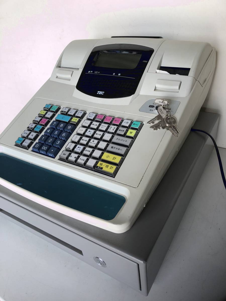 ◇TEC テック◇電子レジスター レジ『MA-660』東芝テック 説明書/鍵付