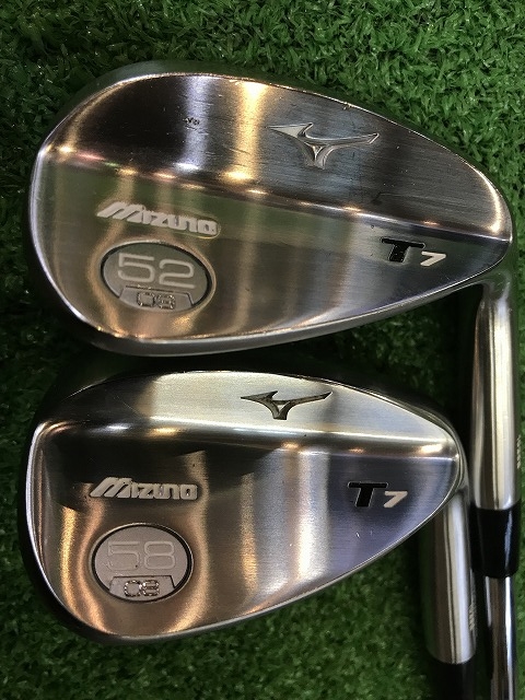 ■カスタムオーダー品 ! ウェッジ2本セット ミズノ MIZUNO T7 ウェッジ 52°& 58°NS プロ モーダス3 ツアー105 (S) MODUS3 TOUR *MP@1*V