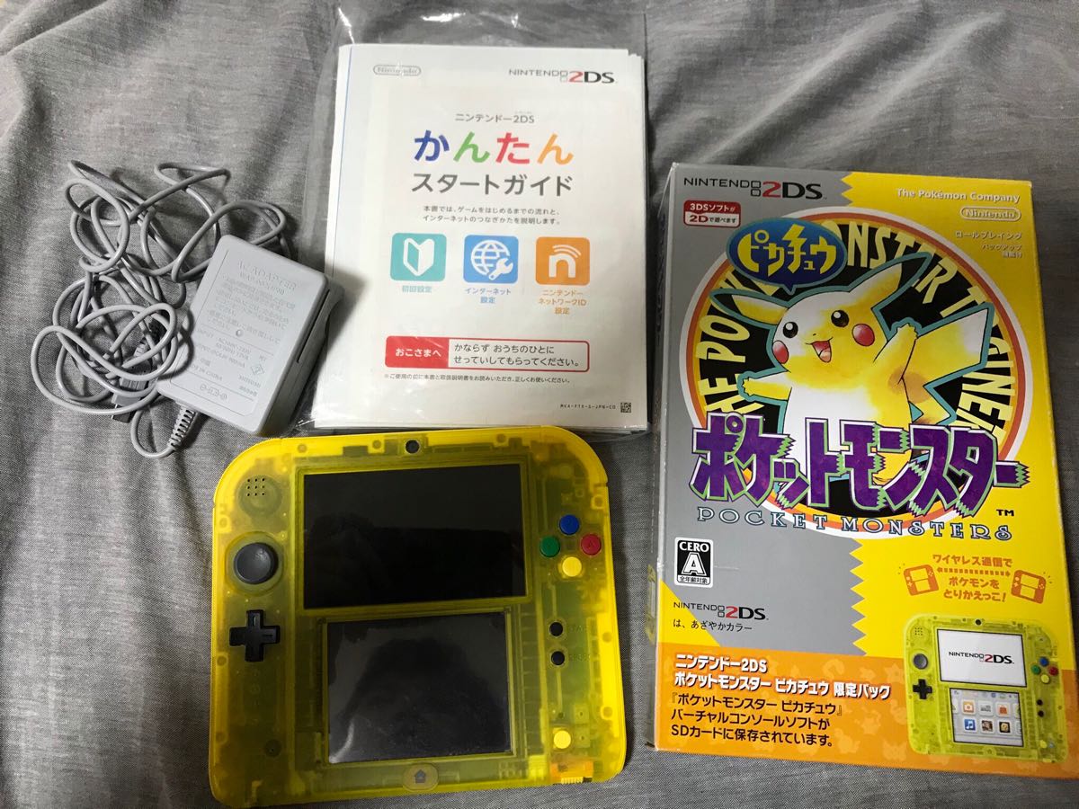 【人気SALE，100%新品】 2DS ピカチュウ版 限定品 SDカード付き ポケモン(ニンテンドー3DS本体)｜売買されたオークション情報、yahooの商品情報をアーカイブ公開 - オークファン ニンテンドー3DS本体