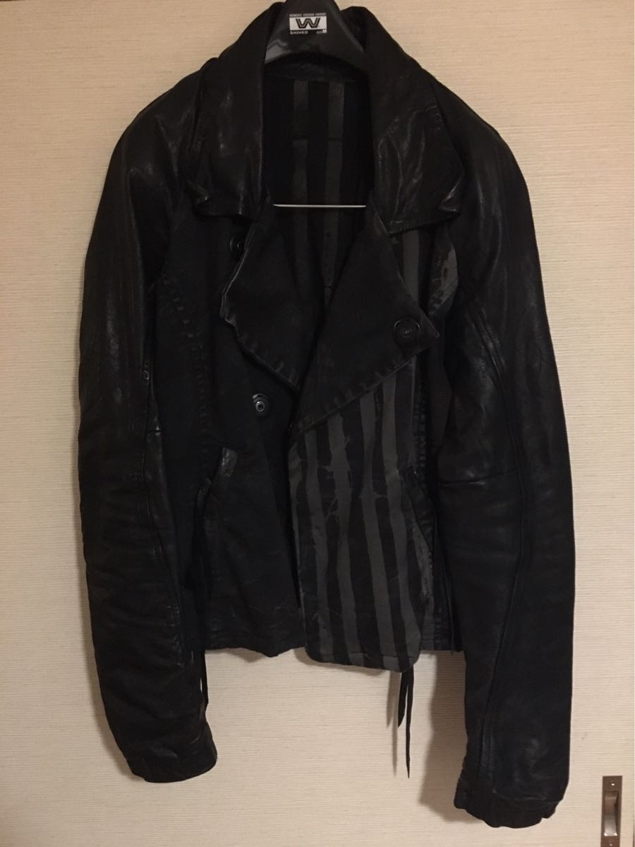 美品】ケムリ KMRii 袖レザージャケット size1 hyde、ルグランブルー 