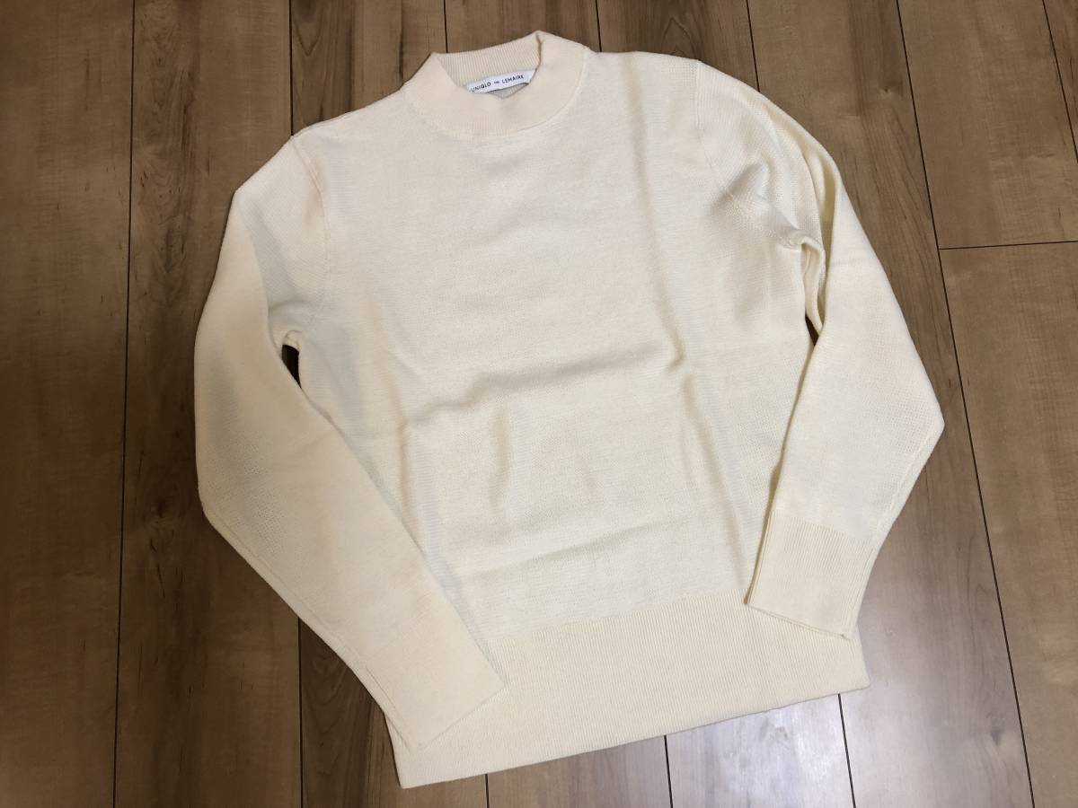 安い，爆買い UNIQLO AND LEMAIRE ユニクロ ルメール メリノブレンドモックネックセーター オフホワイト L(セーター)｜売買されたオークション情報、yahooの商品情報をアーカイブ公開 - オークファン 男性用