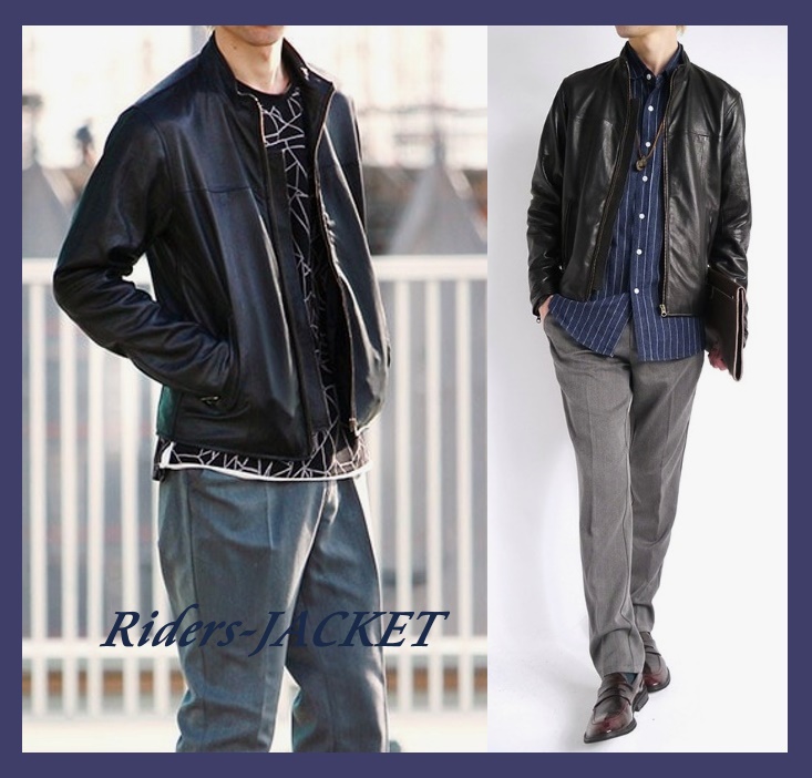 本革】希少～レザー∀ライダース∀ジャケット超オススメのラムLeather 