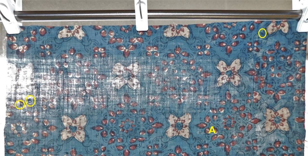 ColBase 52 古布ヨーロッパ更紗/インド更紗/古裂/古渡/茶道具/仕覆 
