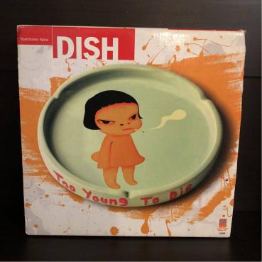 激レア 2002年 奈良美智 灰皿 Too Young To Die Dish nara グッズ dish //
