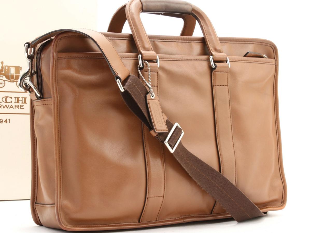 コーチ ビジネスバッグ ブリーフケース 2way COACH 1円 1円良品COACH 
