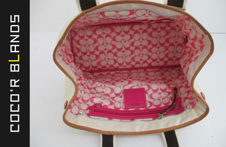 コーチ COACH ハンドバッグ 長財布 訳あり3点セット シグネチャー 白