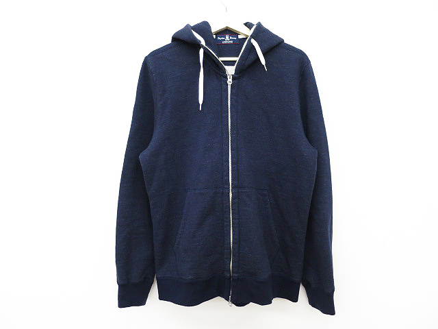 【即決】Psycho Bunny サイコバニー スウェット パーカー ネイビー L メンズ 【中古】