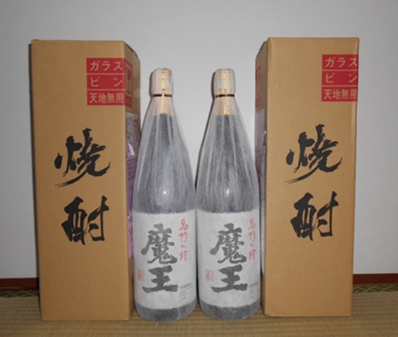 1800ml 魔王 名門の粋 焼酎 25% 魔王2本 芋 2本 1800mL 白玉醸造