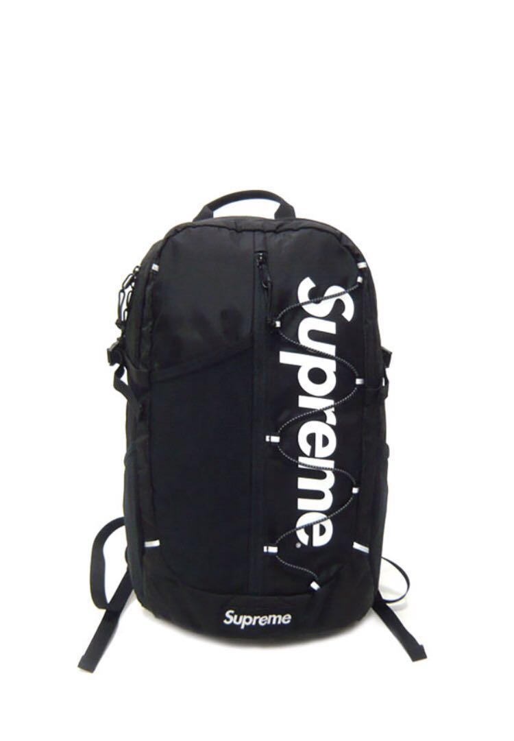17SS】 Supreme シュプリーム Backpack バックパック リュック Black