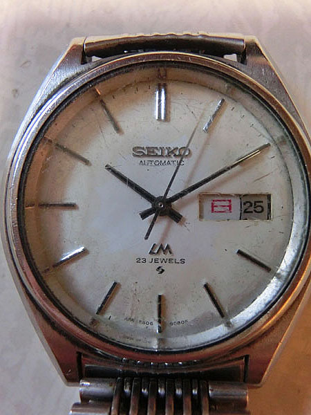 SEIKO セイコー 23石 ロードマチック LM 自動巻き 0 1 極希少 SS