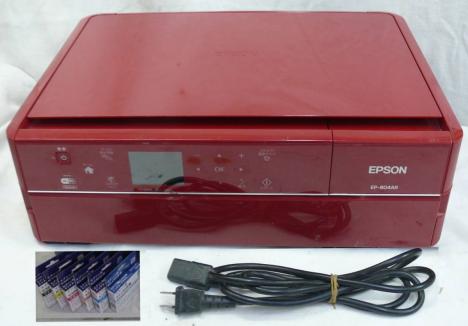□□EPSON EP-804AR(コピー/印刷確認済み)未使用インク付き、目詰まり