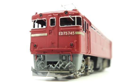 新作登場，100%新品 HOゲージ 電気機関車 ED75形 ED75745 詳細不明 〔a03486〕(機関車)｜売買されたオークション情報、yahooの商品情報をアーカイブ公開 - オークファン 機関車
