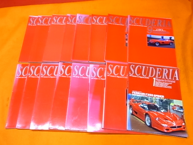 F388・スクーデリア Vol.1～16 16冊セット フェラーリ SCUDERIA 【公式